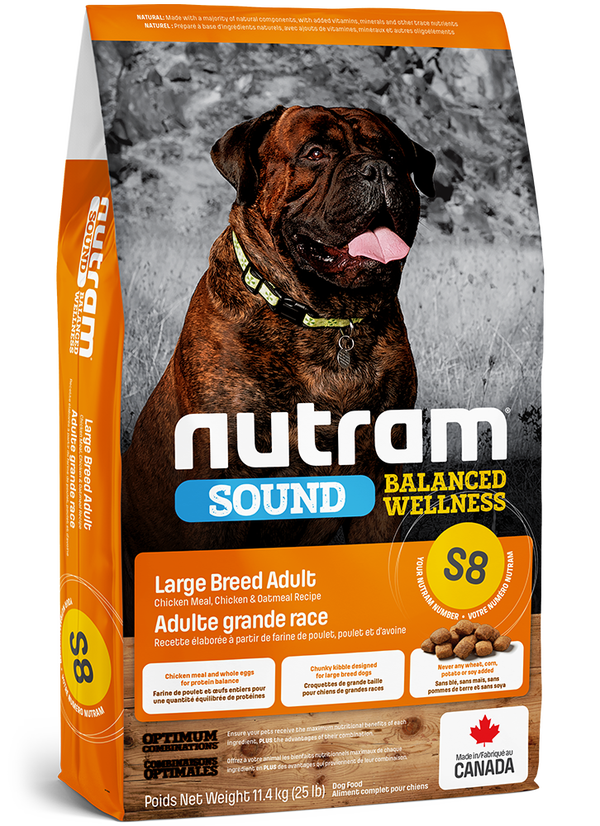 Nutram Dog Adult S8 - Kip - SOUND
