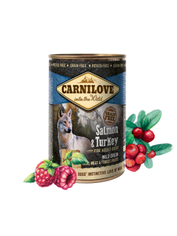Carnilove Blik - Grain Free Salmon & Turkey Adult - 400 gram