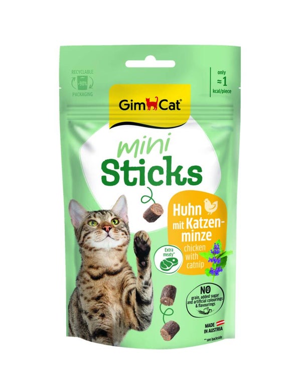 GimCat Mini Sticks Kip & Catnip