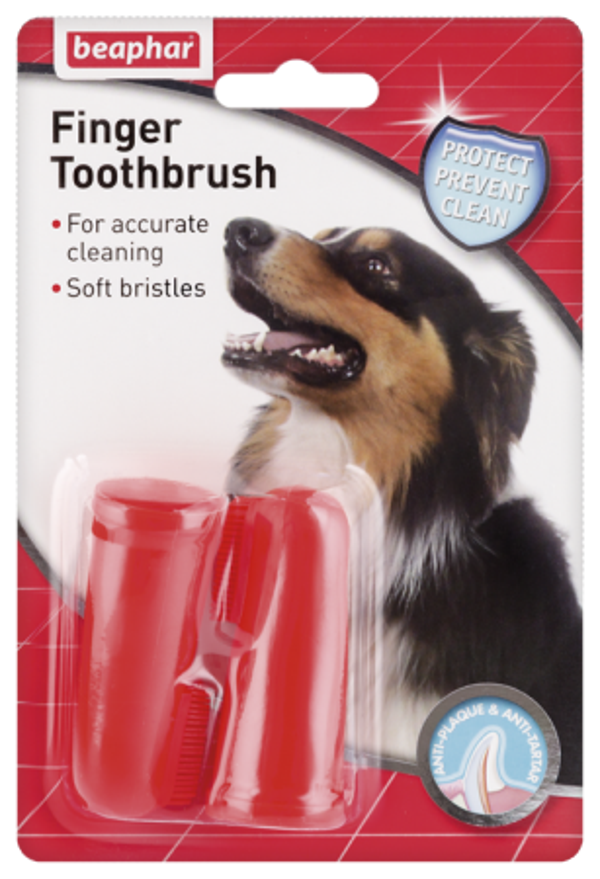 Vingertandenborstel - 2 stuks