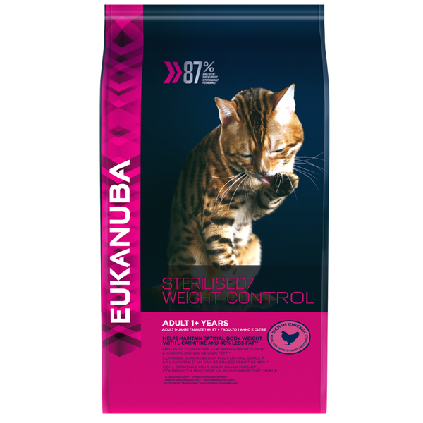 Eukanuba Kat Weight Control/Sterilised  - Kip