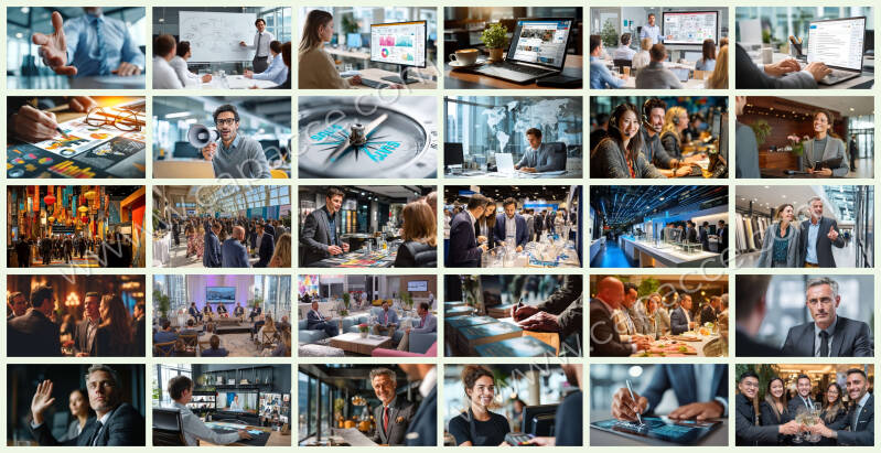 Pack de Imágenes de Area Comercial Para Ser usadas en Creación de Videos