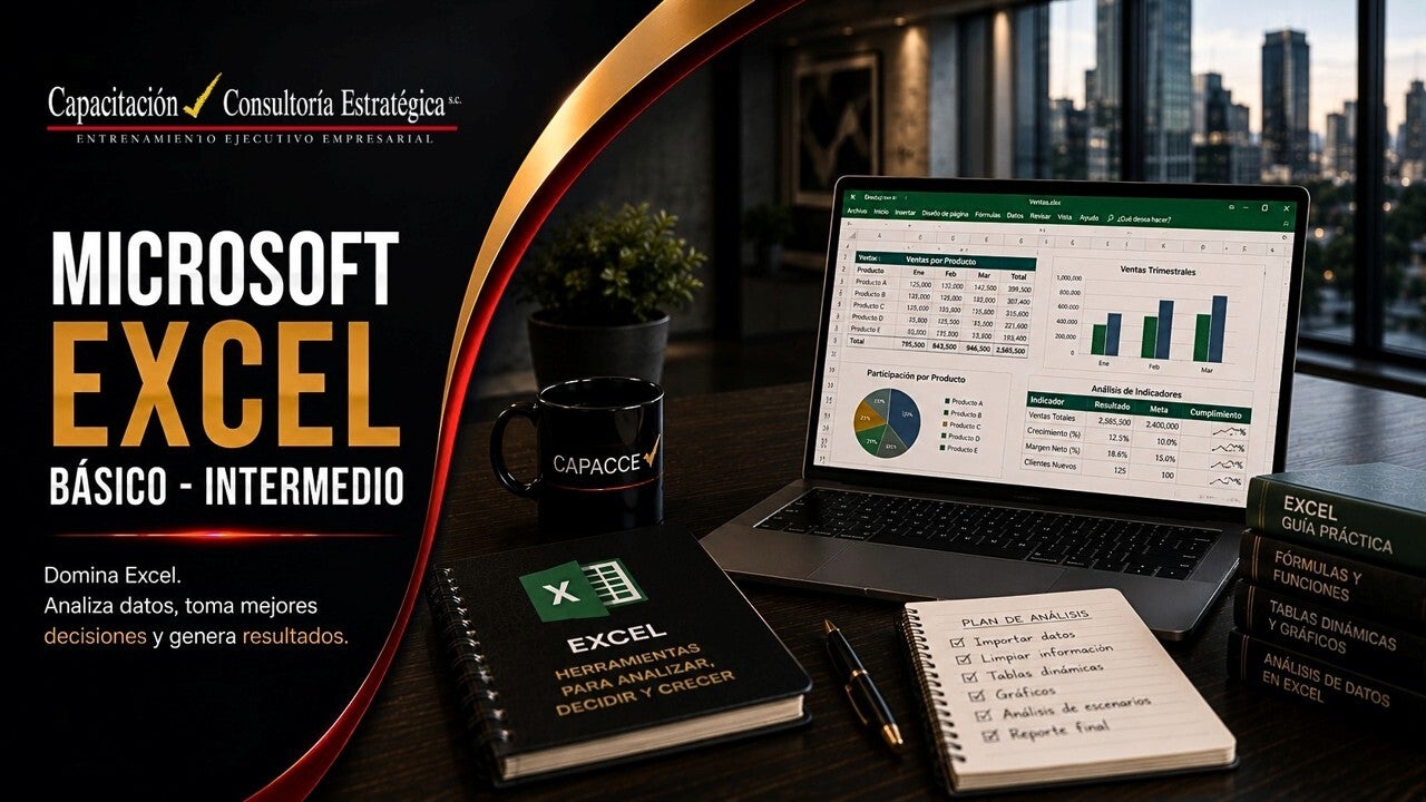 Curso de Microsoft Excel Básico Intermedio