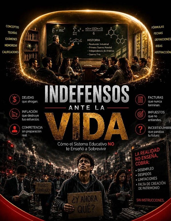 Indefensos Ante la Vida: Cómo el Sistema Educativo no te Preparó Para Sobrevivir