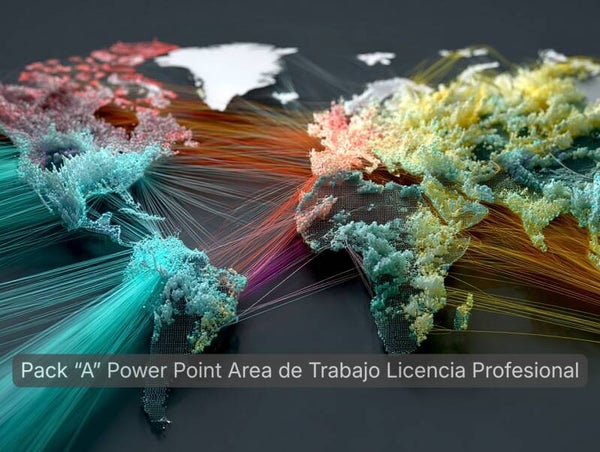 PACK "A" de 30 Slides Para Power Point Area de Trabajo Licencia Profesional