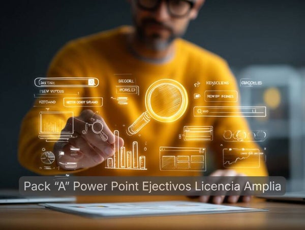 PACK "A" de 30 Slides de Power Point Area Ejecutivos Licencia Amplia