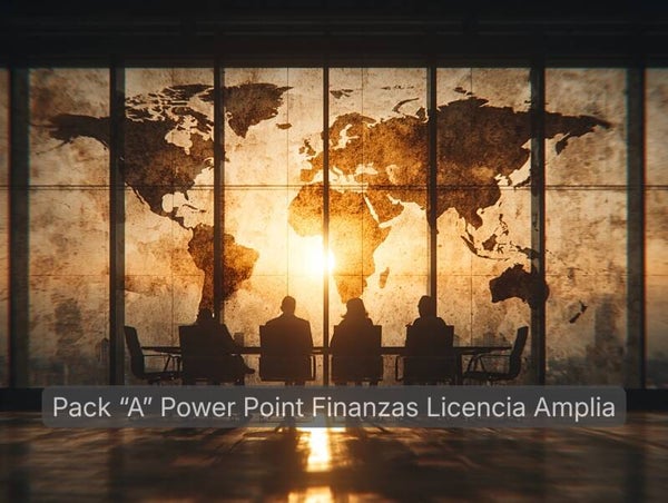 PACK "A" de 30 Slides de Power Point Area Financiera Licencia Amplia