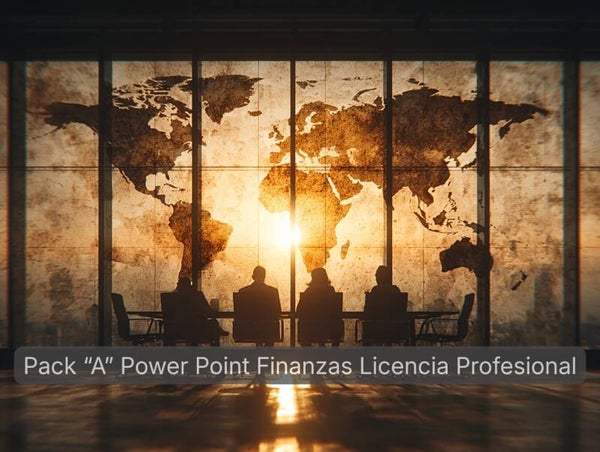PACK "A" de 30 Slides de Power Point Area Financiera Licencia Profesional
