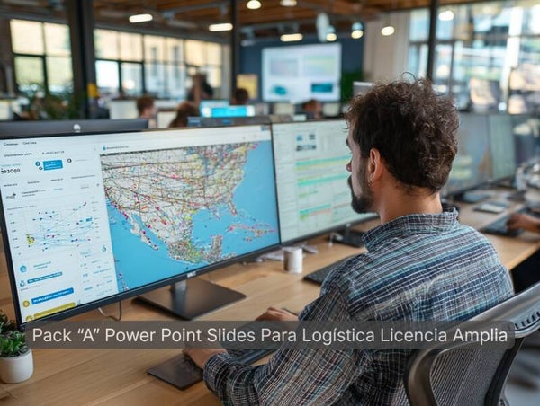 PACK "A" de 30 Slides de Power Point Area Logística Licencia Amplia