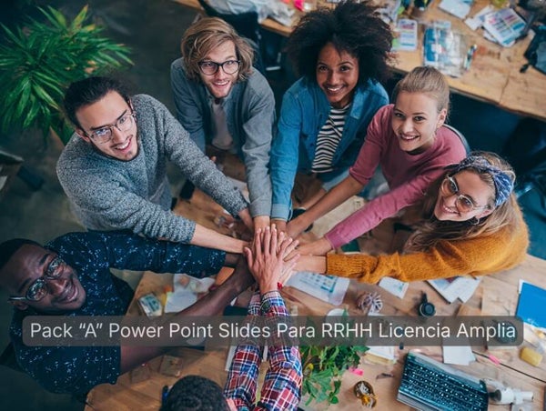 PACK "A" de 30 Slides de Power Point Area RRHH Licencia Amplia