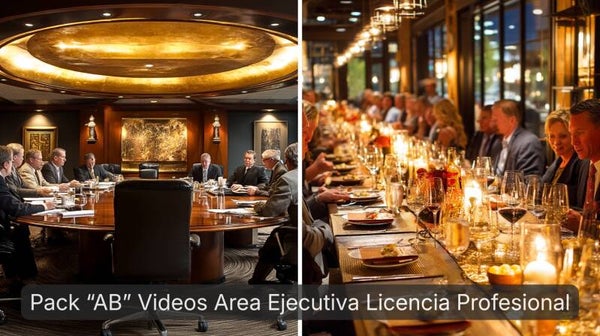 PACK "AB" de 60 Imágenes Para Videos Area Ejecutivos Licencia Profesional
