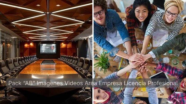 PACK "AB" de 60 Imágenes Para Videos Area de Trabajo Licencia Profesional