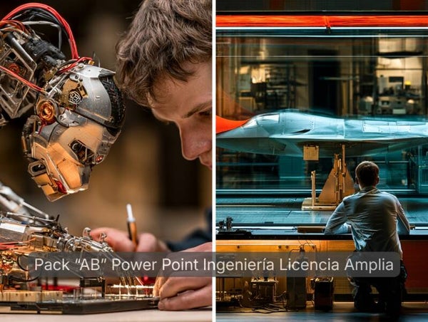 PACK "AB" de 60 Para Power Point Area de Ingeniería Licencia Amplia