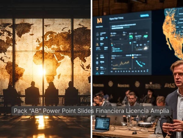 PACK "AB" de 60 Slides Para Power Point Area Financiera Licencia Amplia