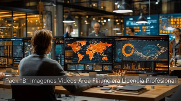 PACK "B" de 30 Imagenes Para Video Area Financiera Licencia Profesional