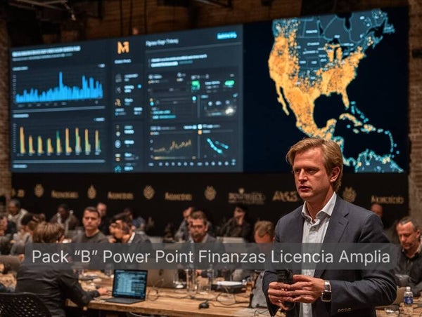 PACK "B" de 30 Slides de Power Point Area Financiera Licencia Amplia