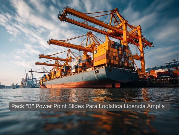 PACK "B" de 30 Slides de Power Point Area Logística Licencia Amplia