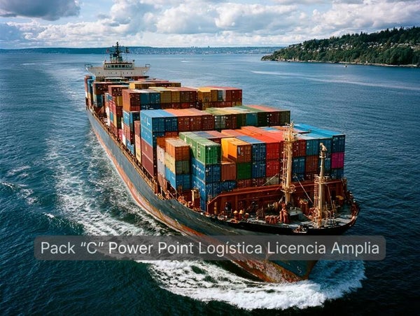 PACK "C" de 30  Slides de Area Logística Licencia Amplia