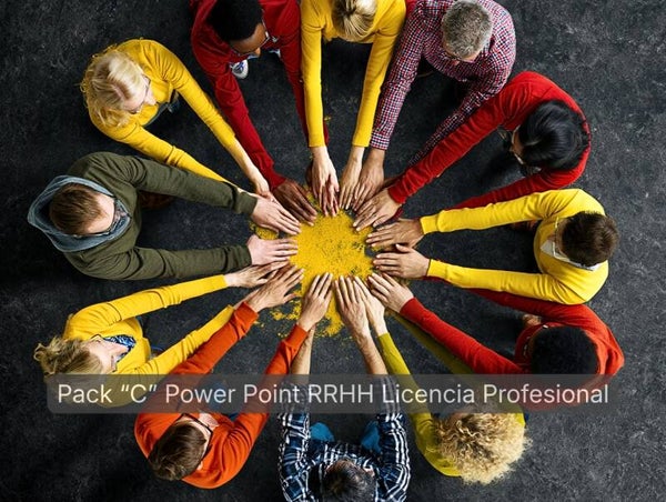 PACK "C" de 30 Imágenes Para Slides Area RRHH Licencia Profesional