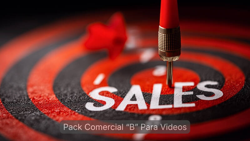 Pack de 30 imágenes de Área Comercial para la creación de videos empresariales