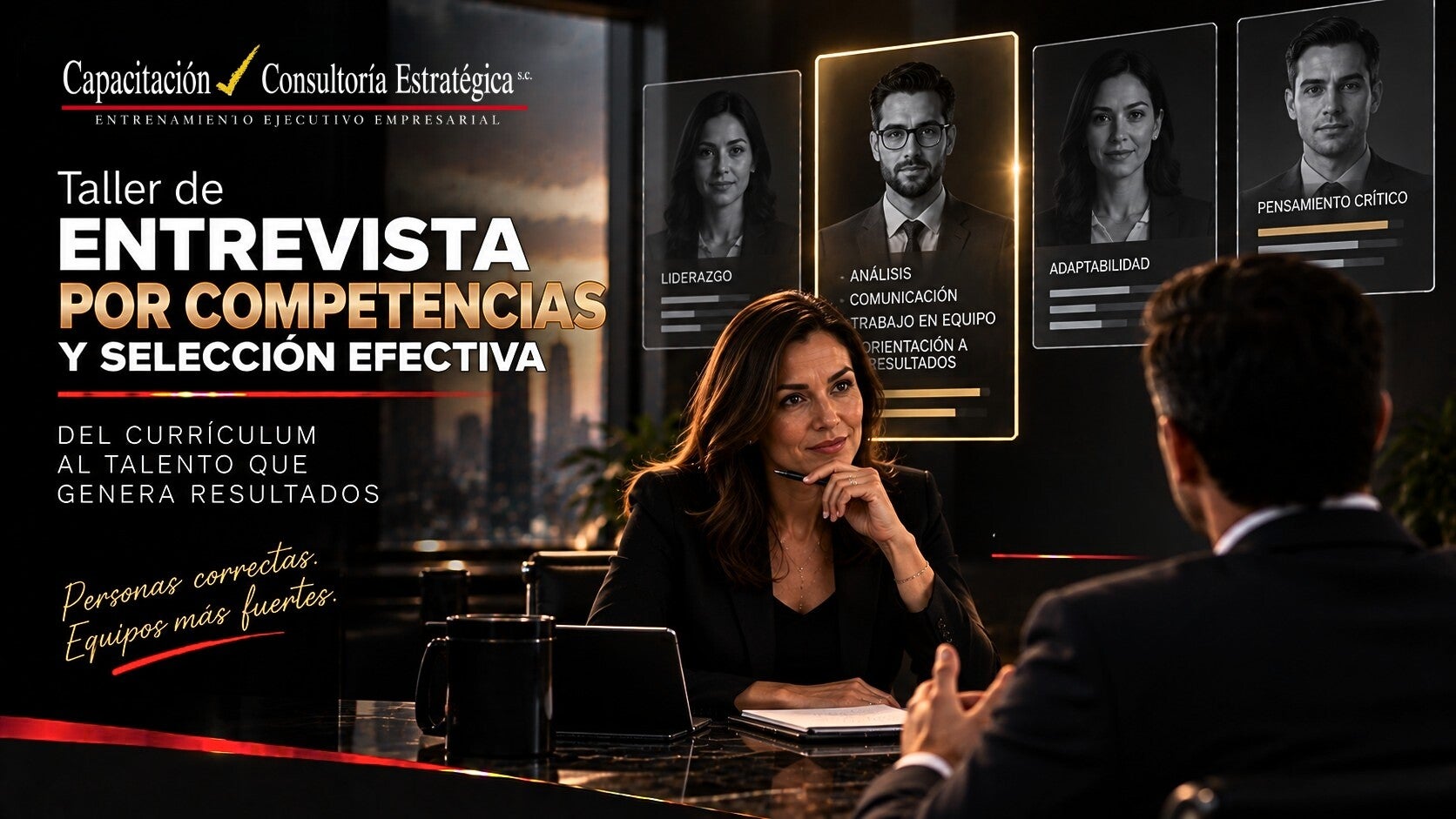 Taller de Entrevista por Competencias y Selección Efectiva para empresas