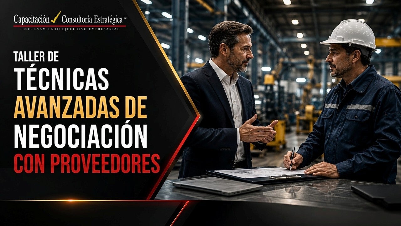 Taller de Técnicas Avanzadas de Negociación con Proveedores
