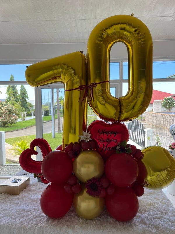 Verde balloonbouquet