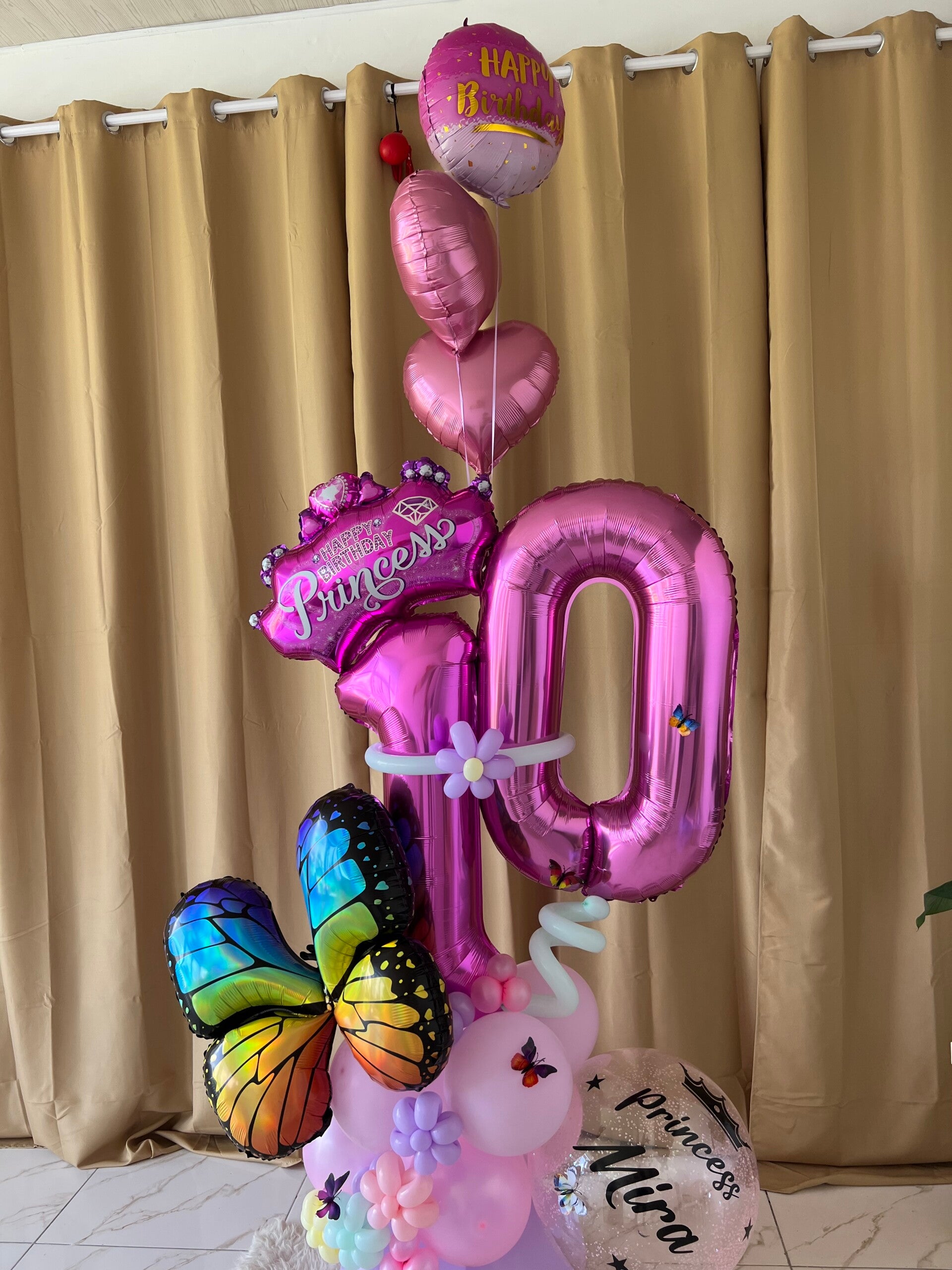 Butterfly balloonbouquet