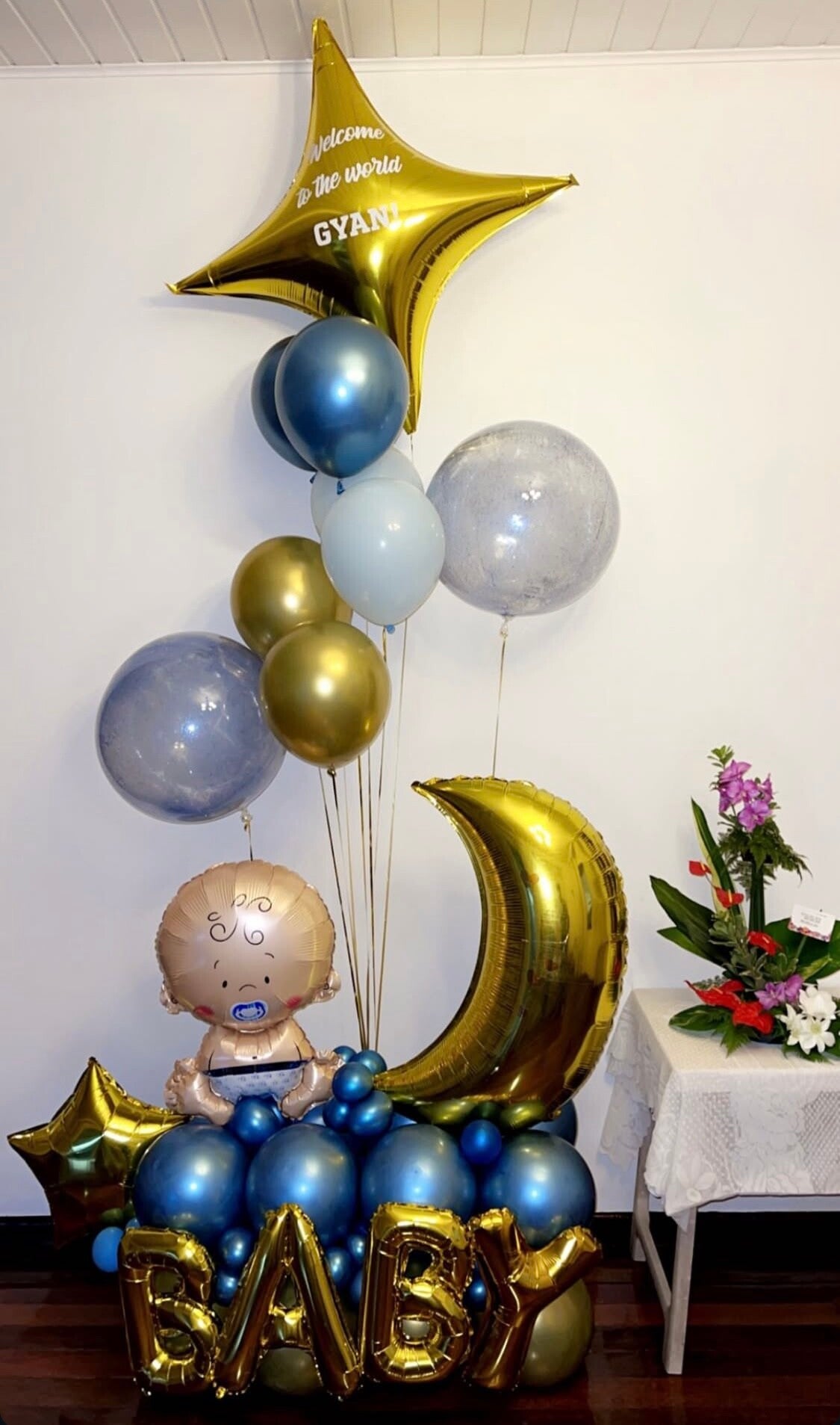 Welcome Baby balloonbouquet