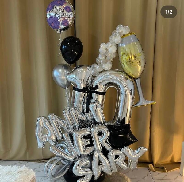 Anniversary balloonbouquet