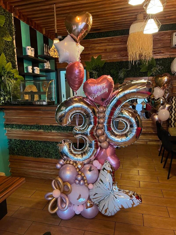 Butterfly balloonbouquet