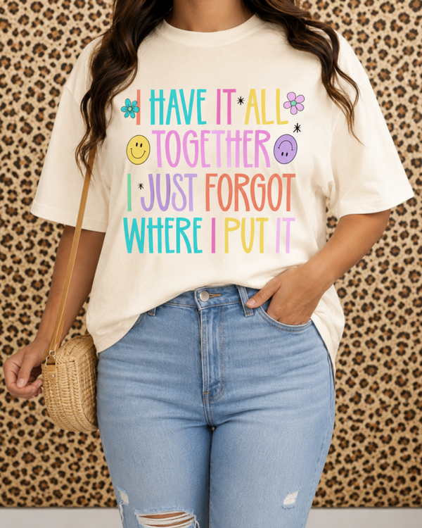 I have it all together I just forgot where I put it ❤️
