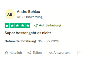 Bewertung Kunde 4