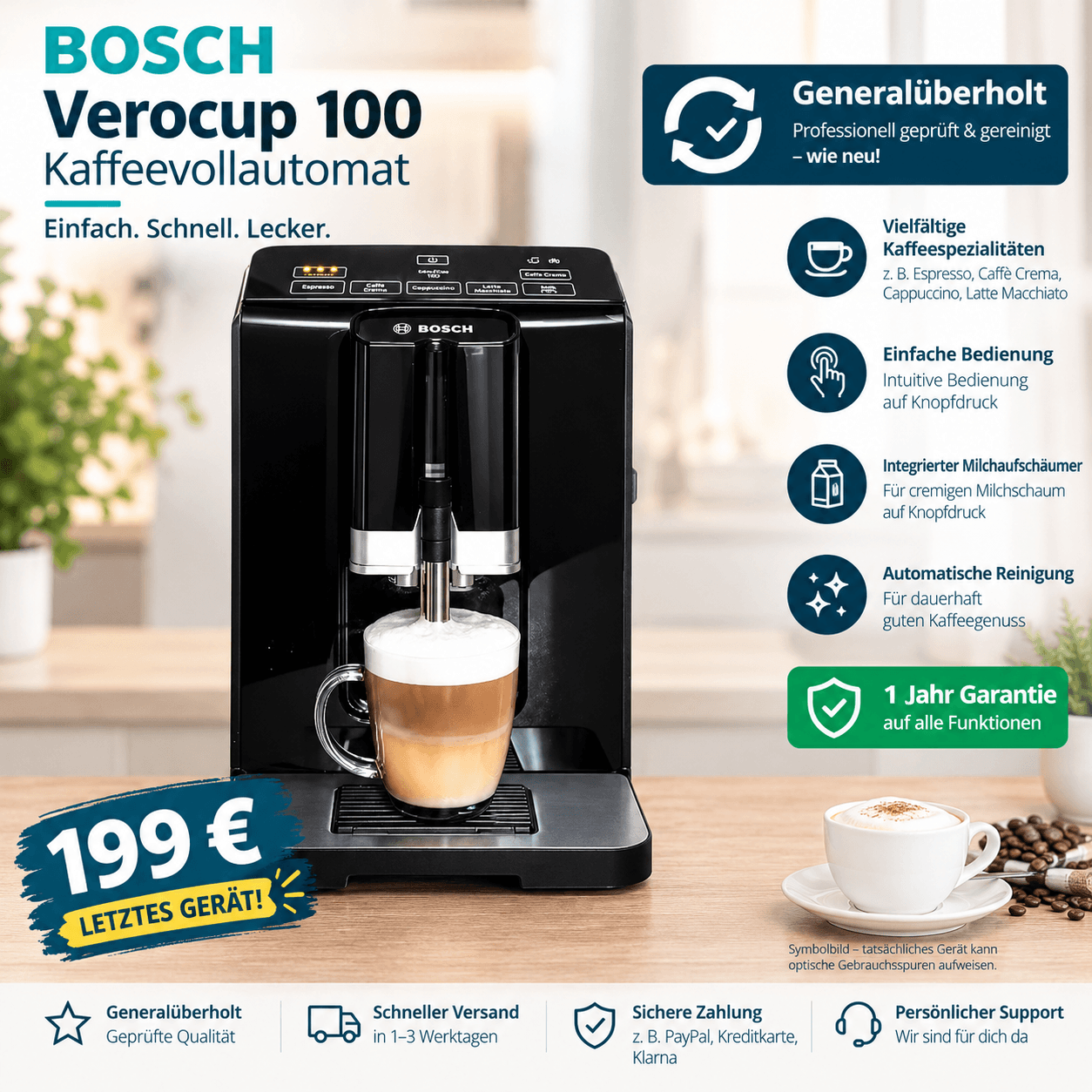 Kaffeevollautomat Bosch VeroCup 100