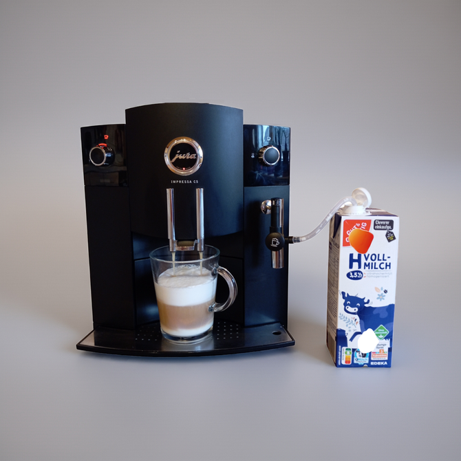 Refurbished Jura Impressa C5 Kaffeevollautomat inkl. Cappuccinatore