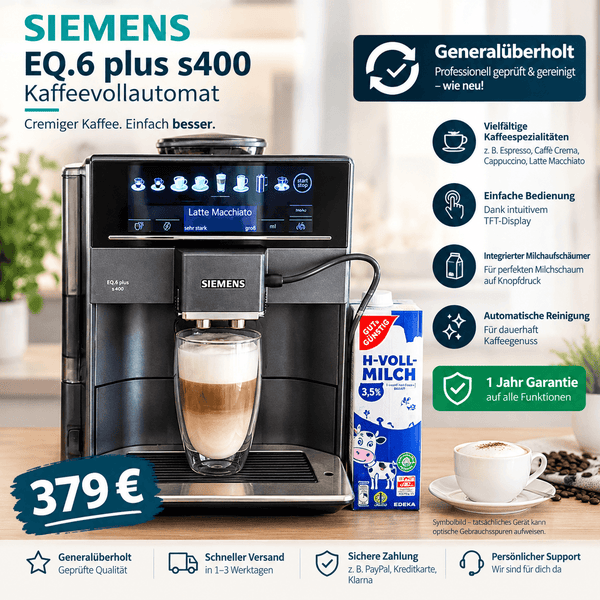 Siemens EQ.6 Plus S400