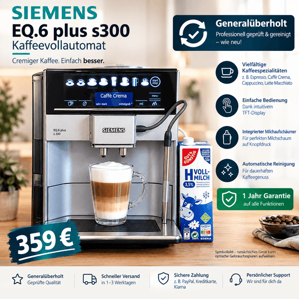 Siemens EQ.6 Plus S300