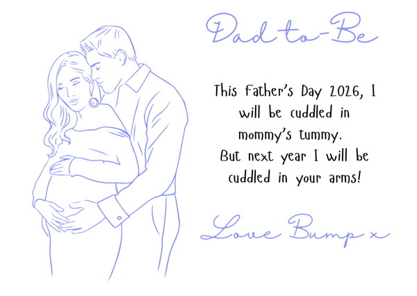 Fathers Day cards for Dad to be, Daddy to be-cards, Fathers day card-expectant parents- Father's Day- Dad To Be