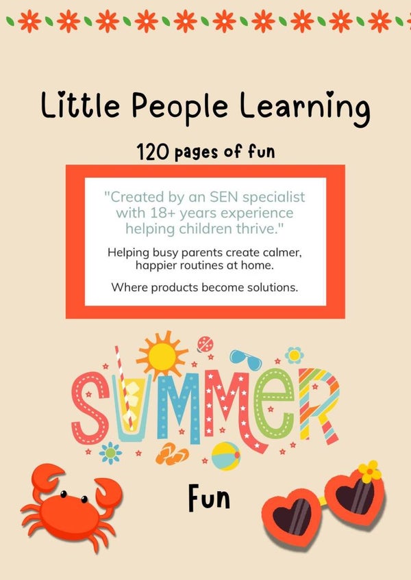 SUMMER SPECIAL ACTIVITY BOOK-120 PAGES FULL OF FUN FOR CHILDREN STARTING SCHOOL