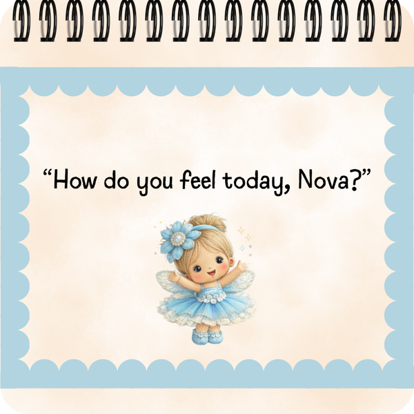 Fairy Feelings Flip book / Kids emotion book/ printable/ editable making it personal/ Routine/ Visual aid /