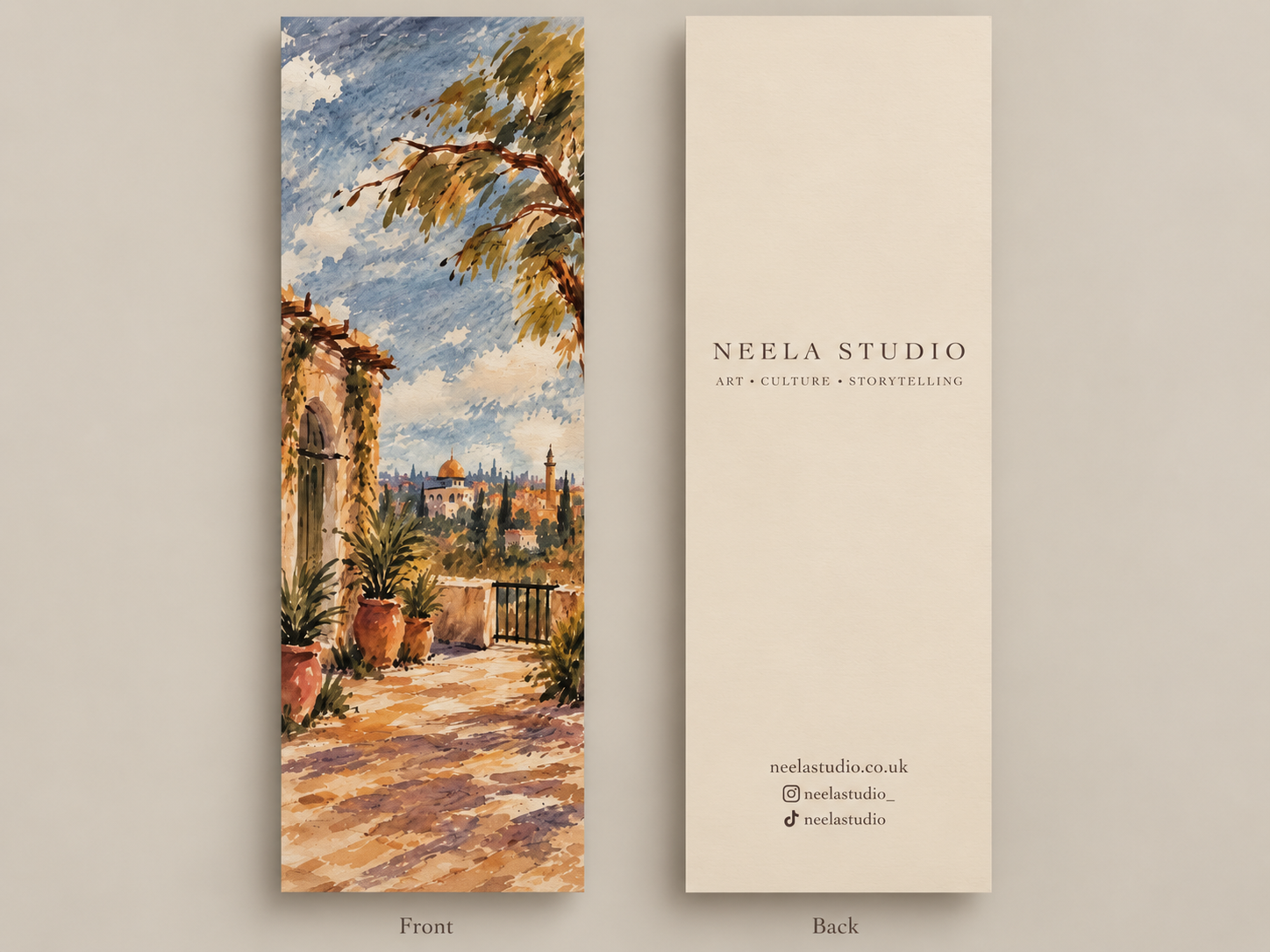 A View of Al-Quds — Art Bookmark