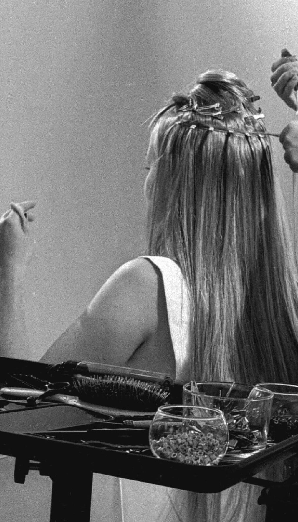 Luxani Studio Hair Extension Process