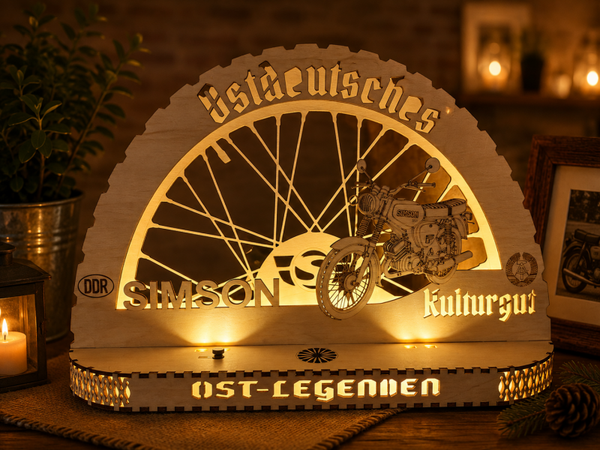 Schwibbogen Simson S51 mit Sound Original