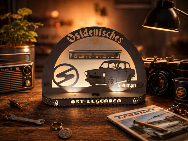 Schwibbogen Trabant mit Originalem Sound