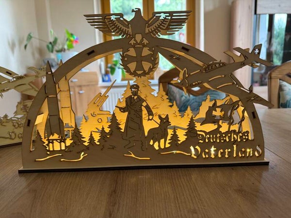 Schwibbogen „Deutsches Vaterland“  Wächter des Himmels