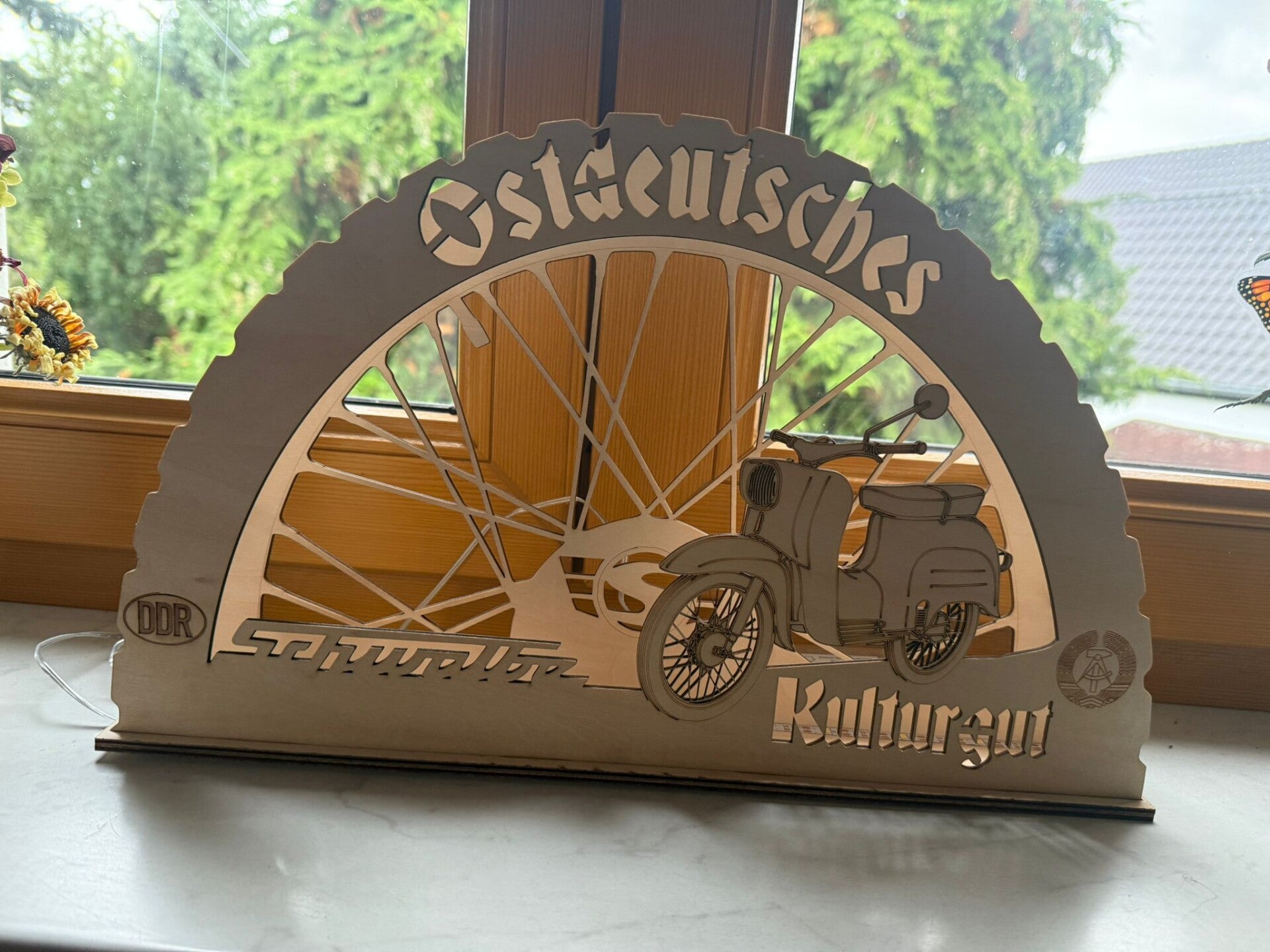 Schwibbogen/Lichterbogen Ostdeutsches Kulturgut "Simson Schwalbe"