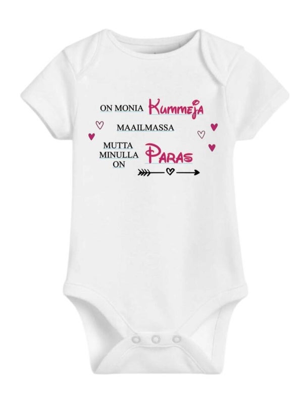 Vauvabody Maailman Paras Kummi - Personoitu Lahja Vauvalle