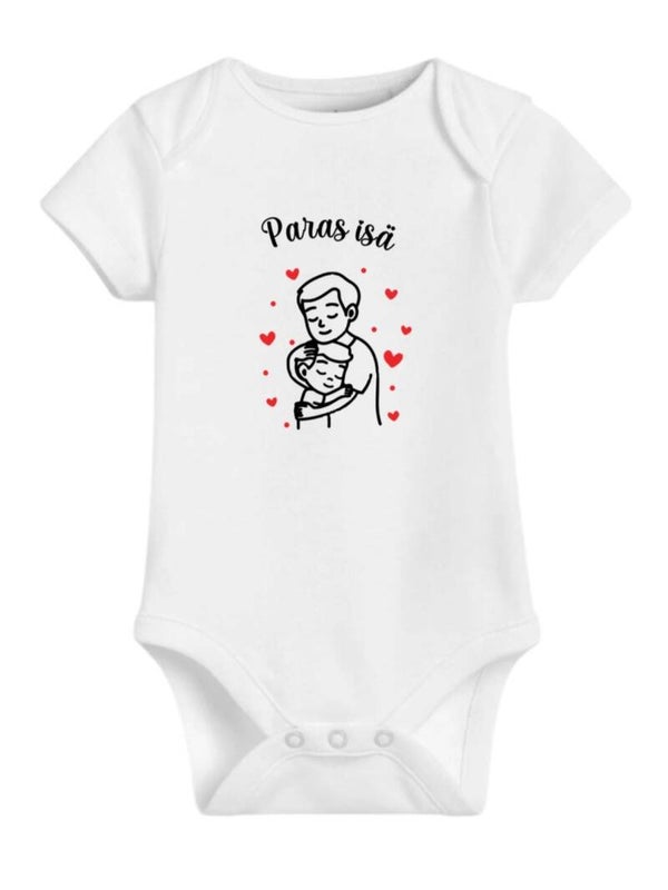 Vauvabody Paras Isä - Personoitu Lahja Vauvalle ja Isälle