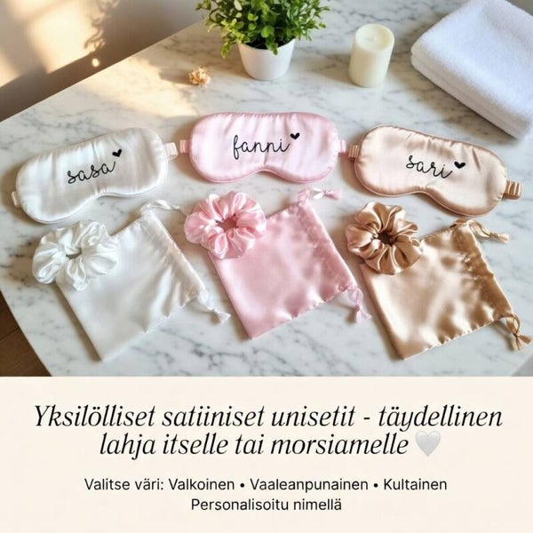 Unimaski omalla nimellä – personoitu lahja