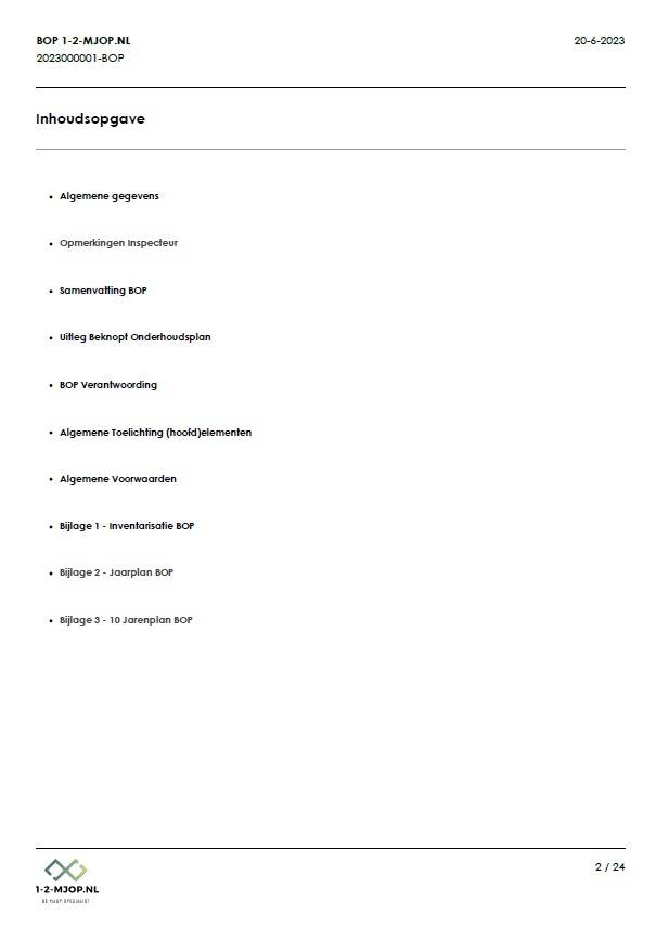 Inhoudsopgave Voorblad BOP 1-2-MJOP.NL